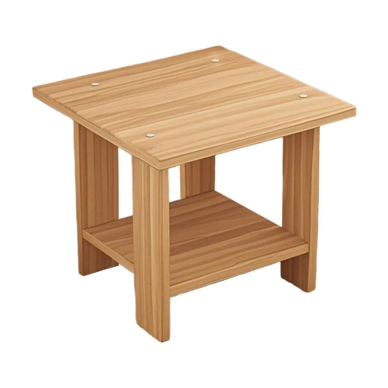 Mesa Lateral de Madeira - Elegância e Funcionalidade em Camadas