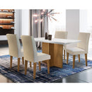 Mesa para Sala de Jantar OlÃ­mpia 120cm em MDF Rufato