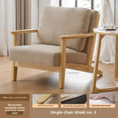 Poltrona de Madeira Maciça Nordic – Conforto e Estilo Moderno