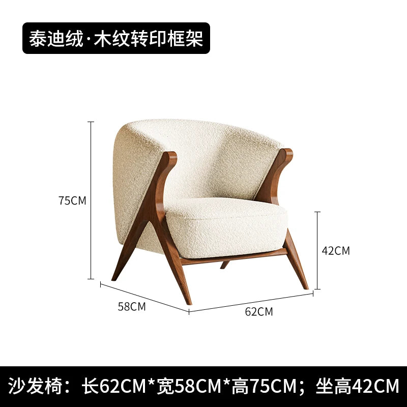 Conjunto Moderno de Poltronas de Veludo - Elegância Italiana