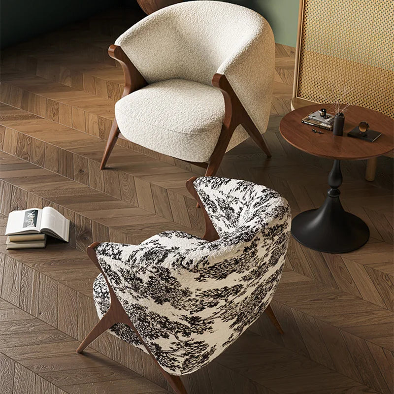 Conjunto de mesa e cadeira moderna de veludo, luxo, design italiano, poltrona, hotel, quarto, varanda, móveis nórdicos