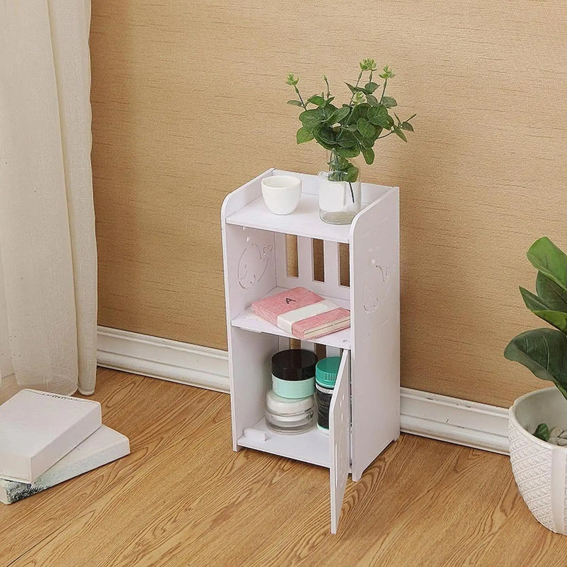 Mesa lateral para bebidas, móveis multifuncionais, mesa de cabeceira simples com armazenamento para sala de estar, quarto, espaço pequeno