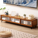 Nordic simples armário de tv pequeno apartamento tv stands sala estar móveis luz luxo retro bambu telescópico piso tv gabinete z