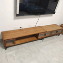 Nordic simples armário de tv pequeno apartamento tv stands sala estar móveis luz luxo retro bambu telescópico piso tv gabinete z