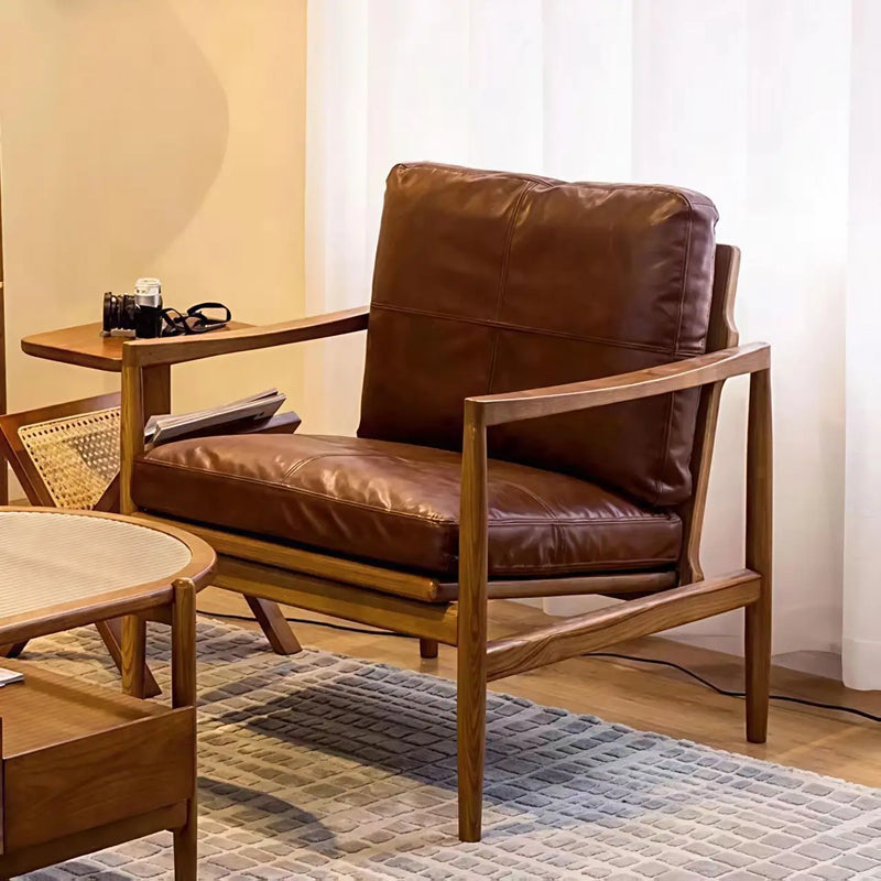 Cadeira única vintage para sala de estar, lazer preguiçoso, leitura, moda japonesa, exclusiva, alta qualidade, móveis de salão poltrona