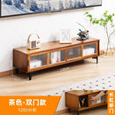 Gabinete de TV Luxo Moderno em Bambu - Elegância Compacta