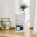 Mesa lateral para bebidas, móveis multifuncionais, mesa de cabeceira simples com armazenamento para sala de estar, quarto, espaço pequeno