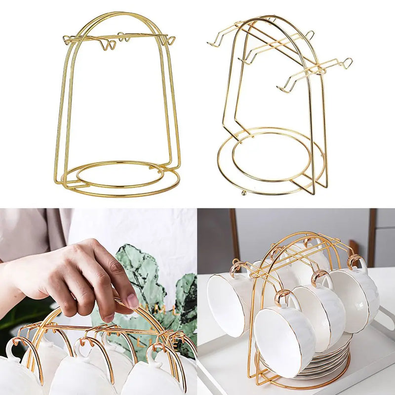 Porta Jogo de Xícaras Golden