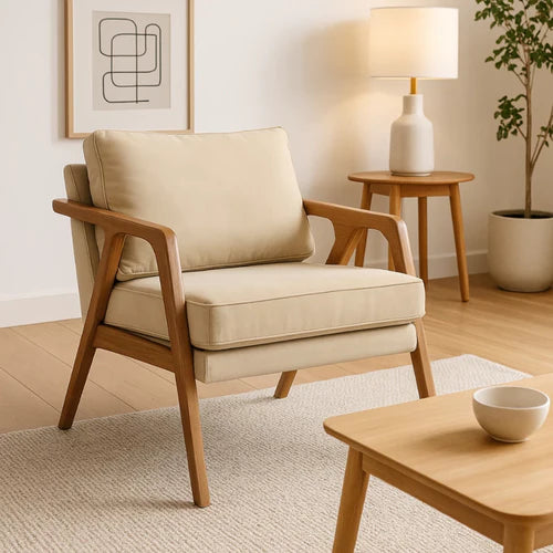 Poltrona Decorativa Luxuosa - Mona